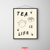 تابلو Tea is life