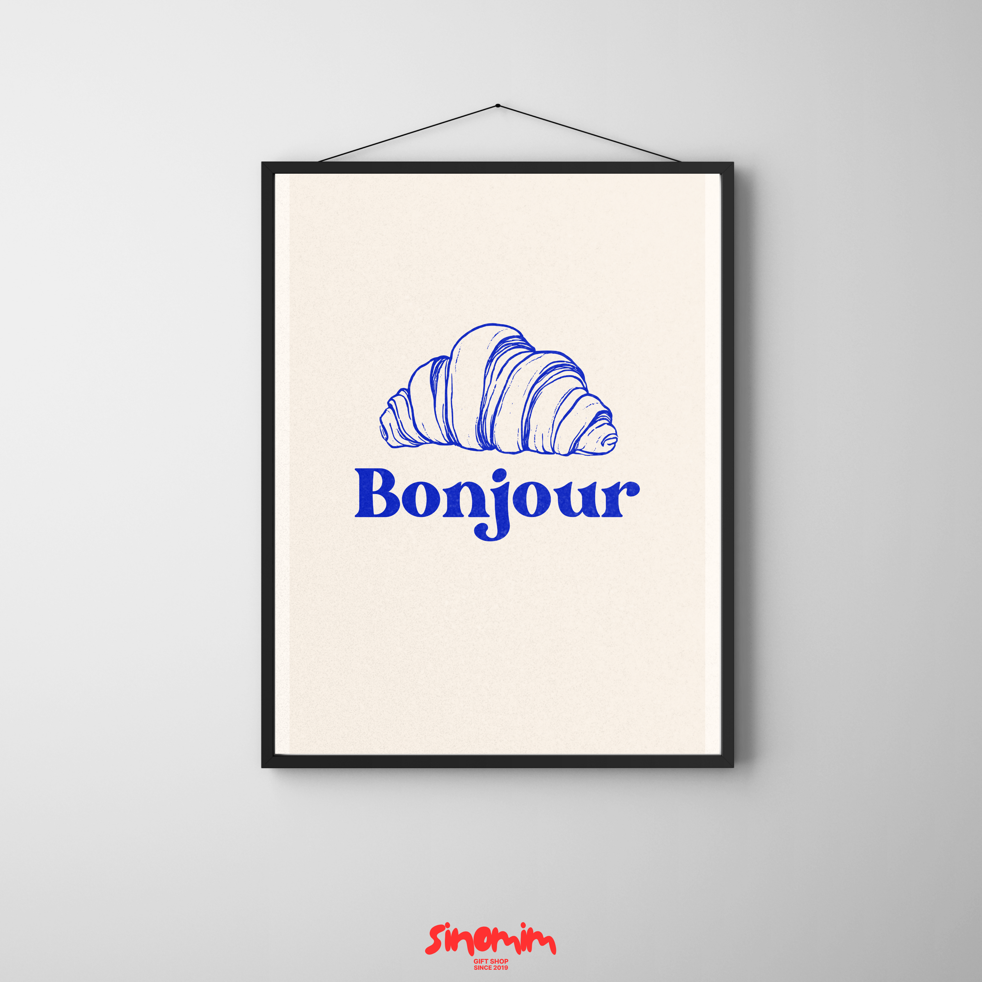 تابلو Bonjour