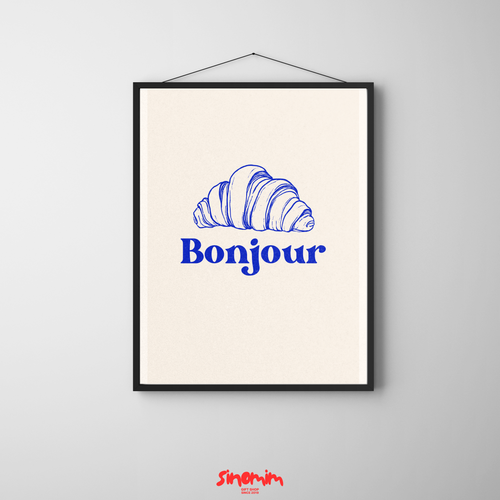 تابلو Bonjour