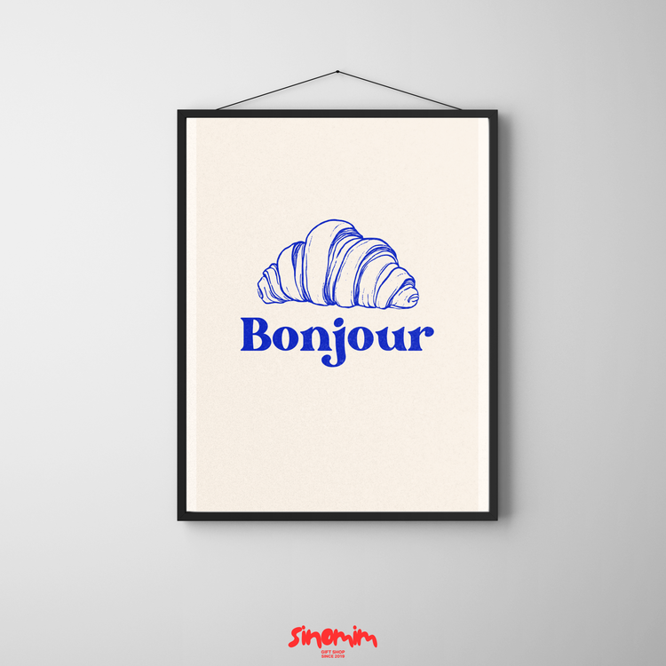 تابلو Bonjour