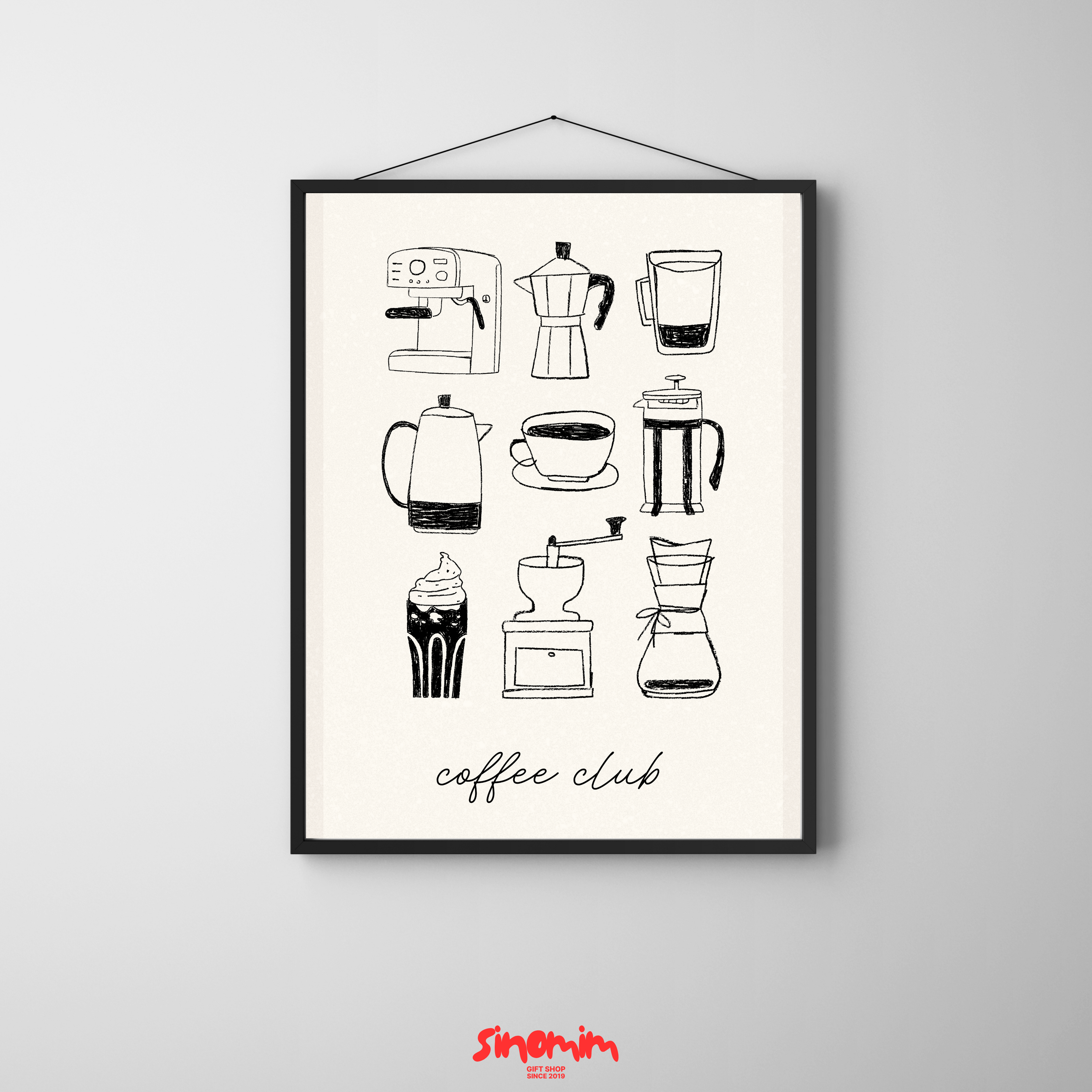 تابلو Coffee Club