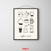 تابلو Coffee Club