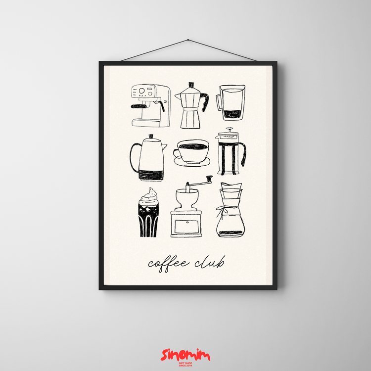 تابلو Coffee Club