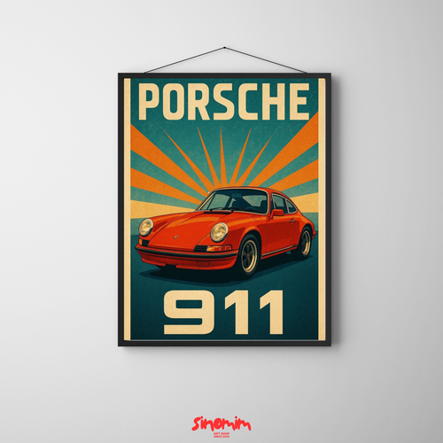 تابلو Porsche