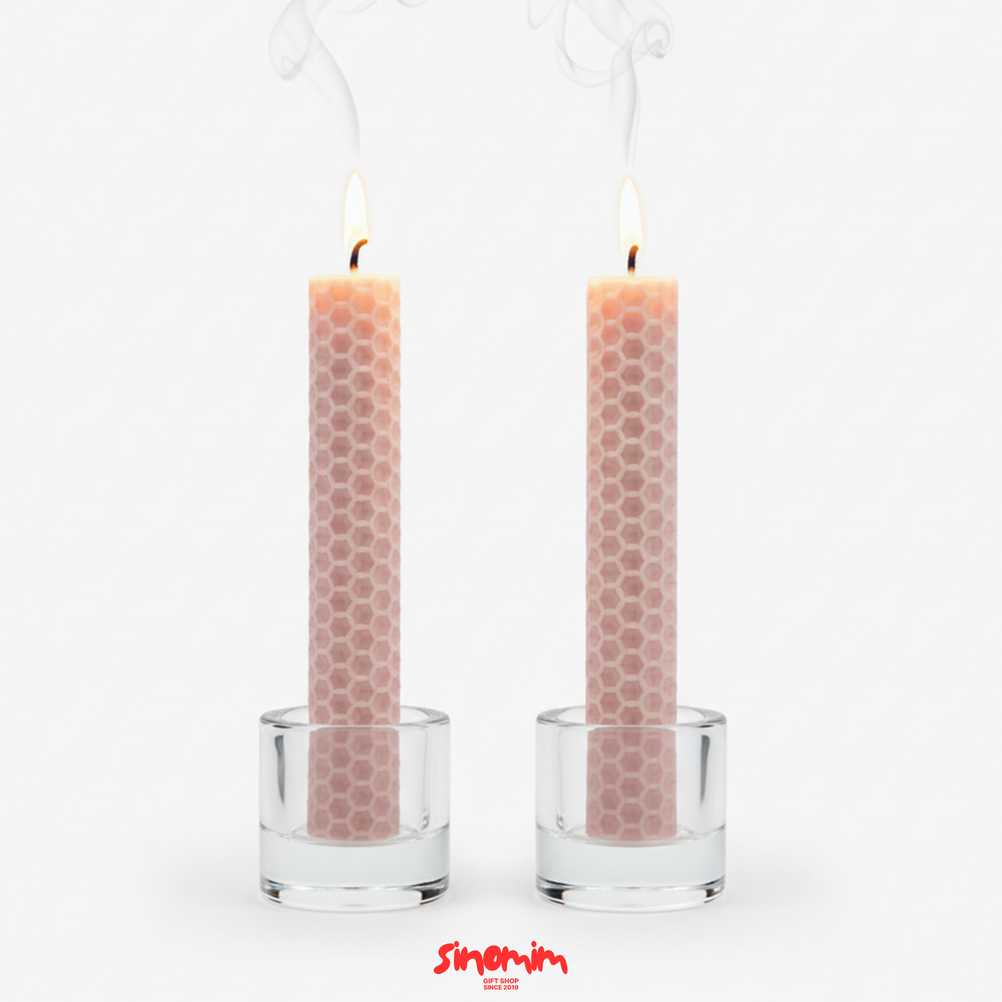 شمع دست‌ساز لونه زنبوری