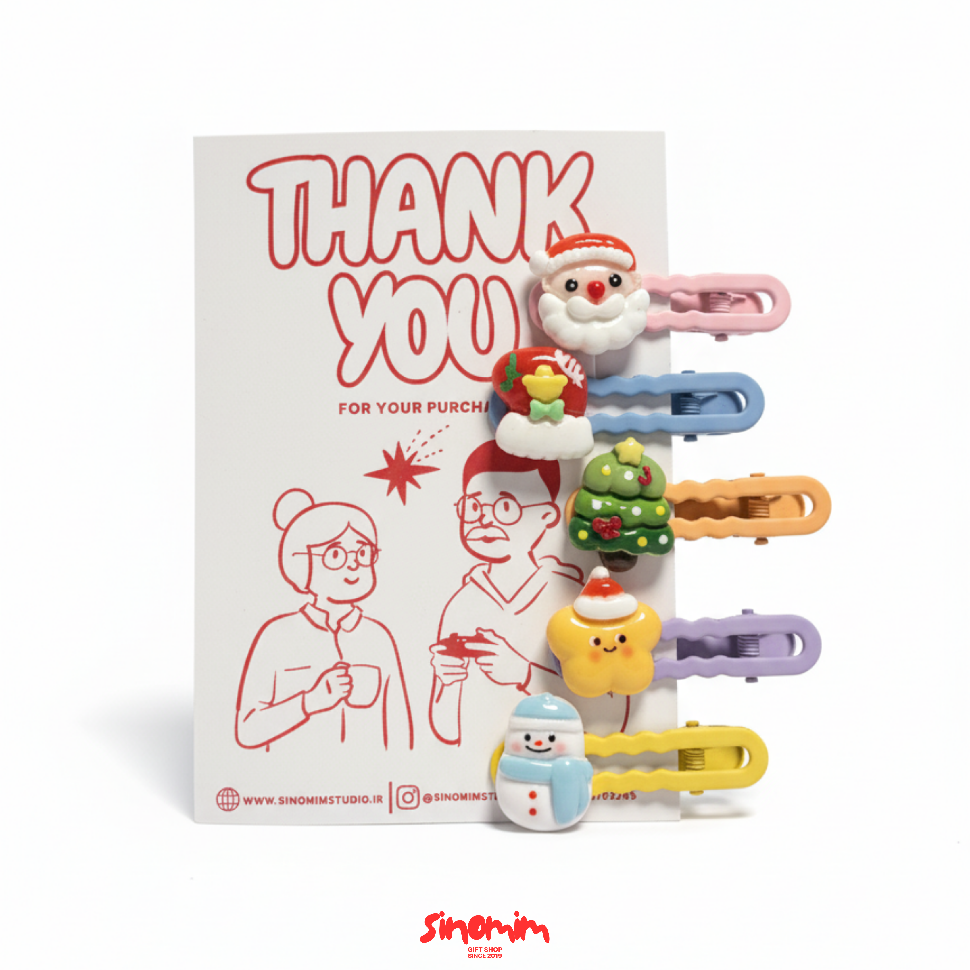 گیره مو کریسمسی