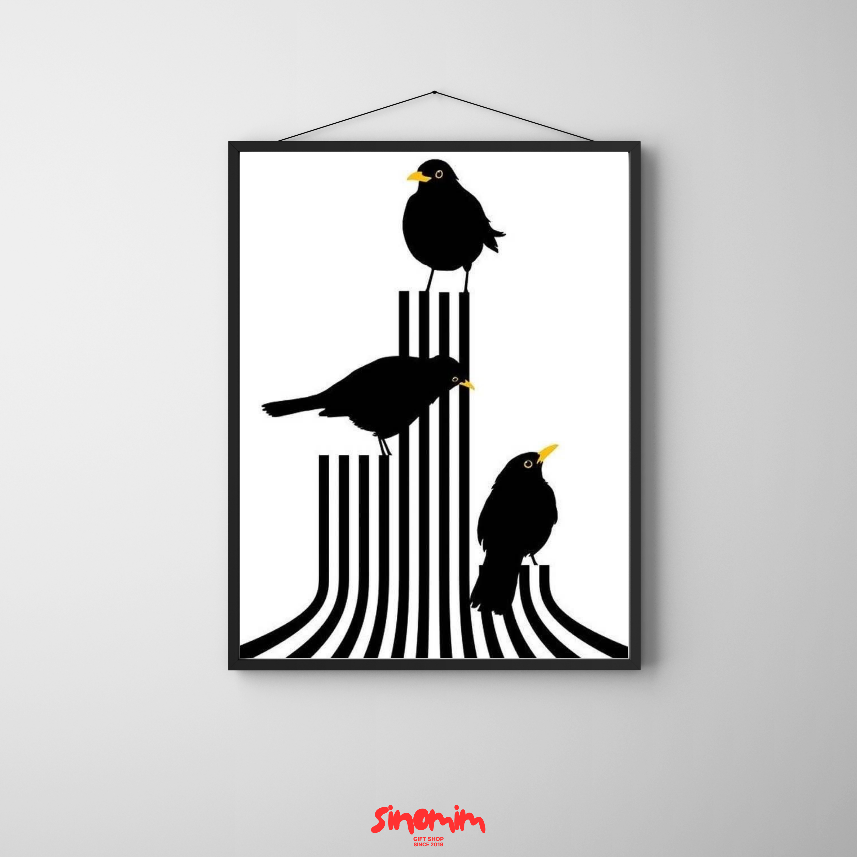 تابلو کلاغ‌ها