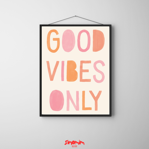 تابلو Good Vibes
