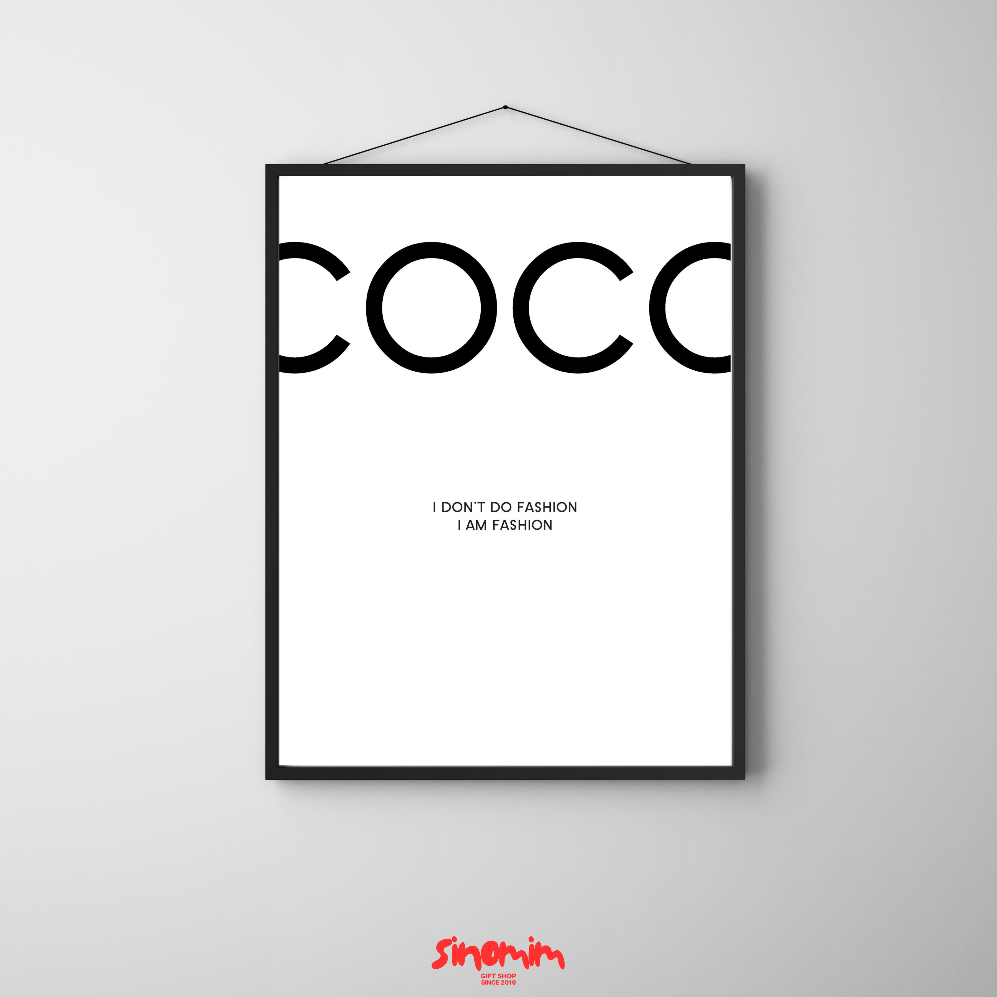 تابلو Coco Chanel